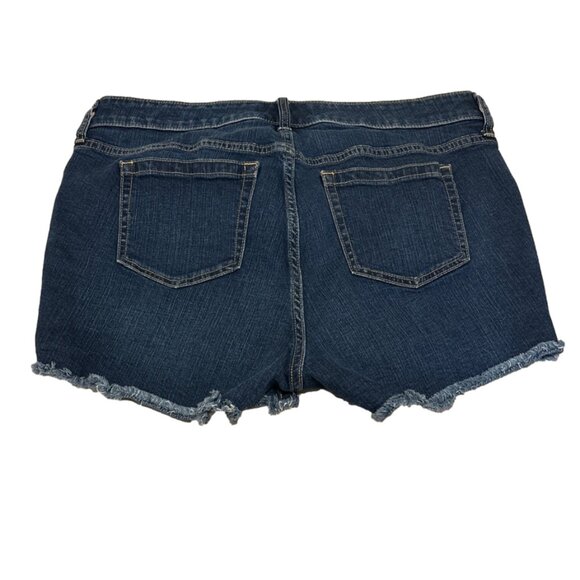 Women's Blue Denim Shorts - Picture 5 of 5